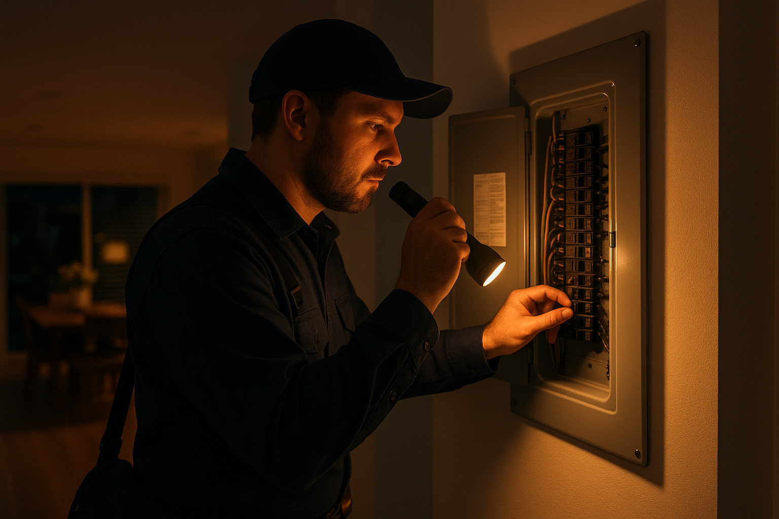24 hour electrician punta gorda responding to emergency electrical service call
