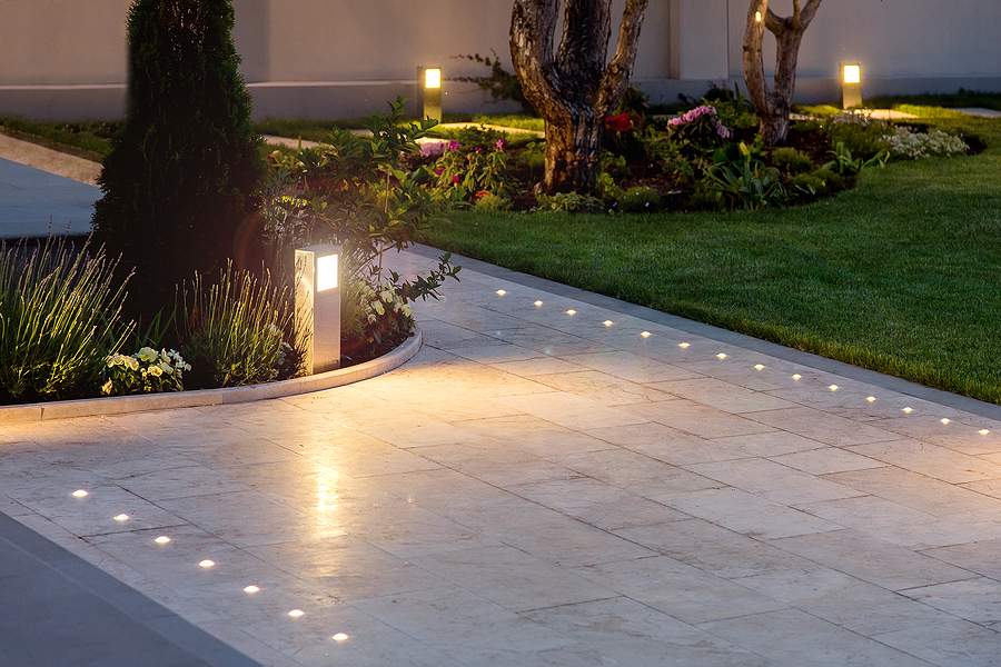 Residential outdoor security lighting