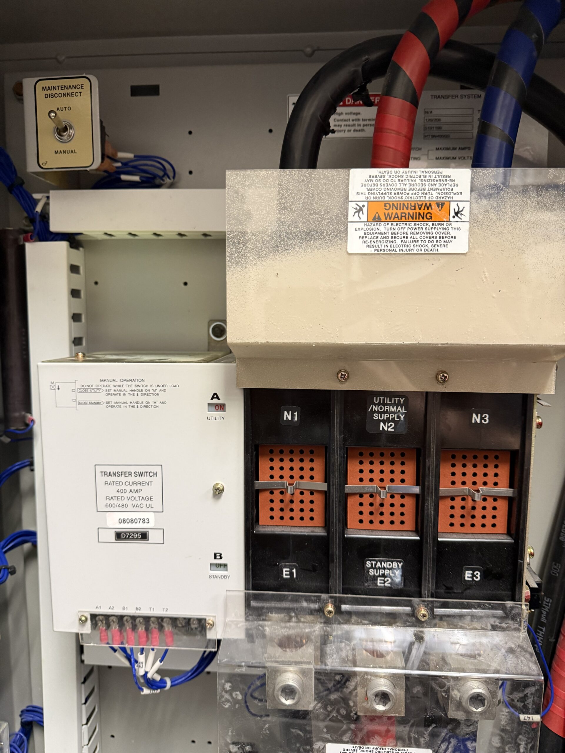 Modern electrical panel with circuit breakers for Bartow electrical panel upgrade